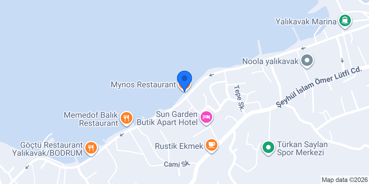 Mynos Restaurant konumu