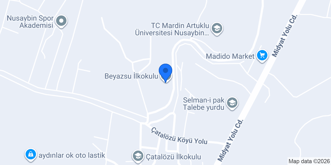 Beyazsu İlkokulu konumu