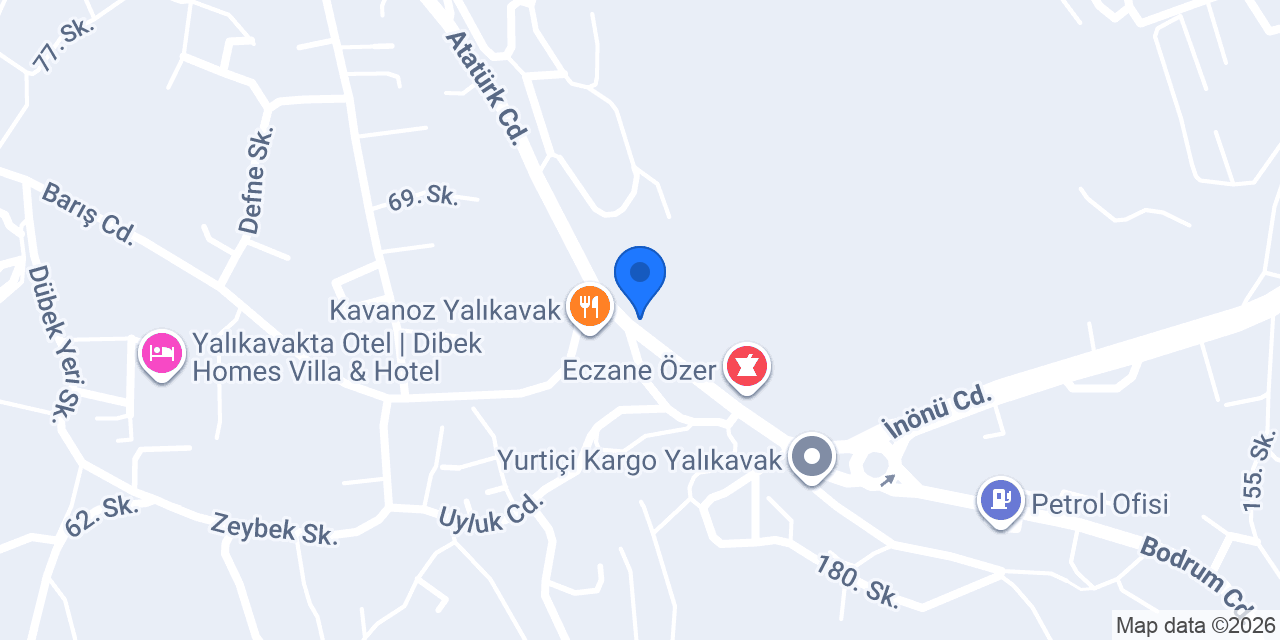 Osman cam yalıkavak konumu