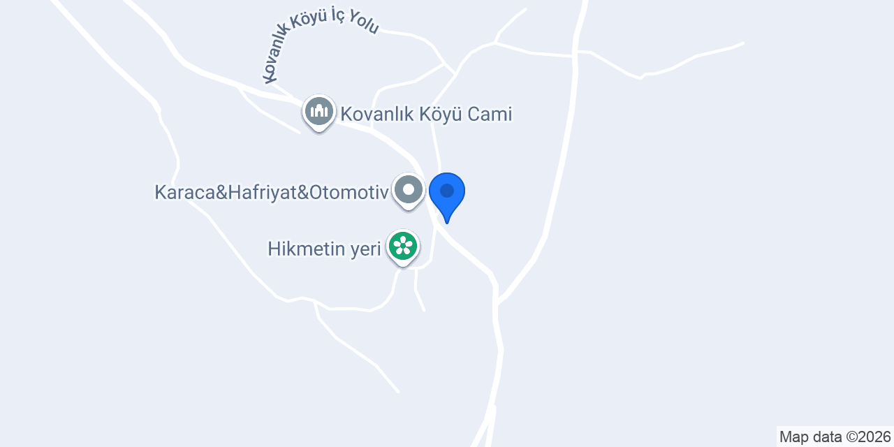 Kovanlık Köyü Muhtarlığı konumu