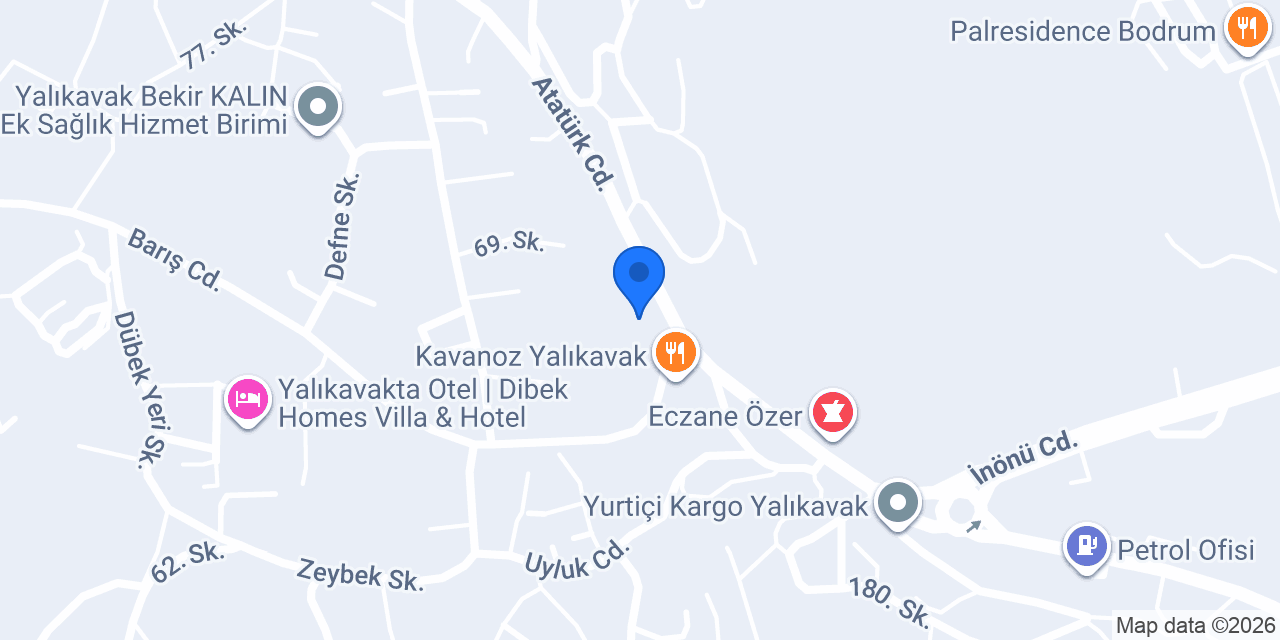Burger 85 Yalıkavak konumu