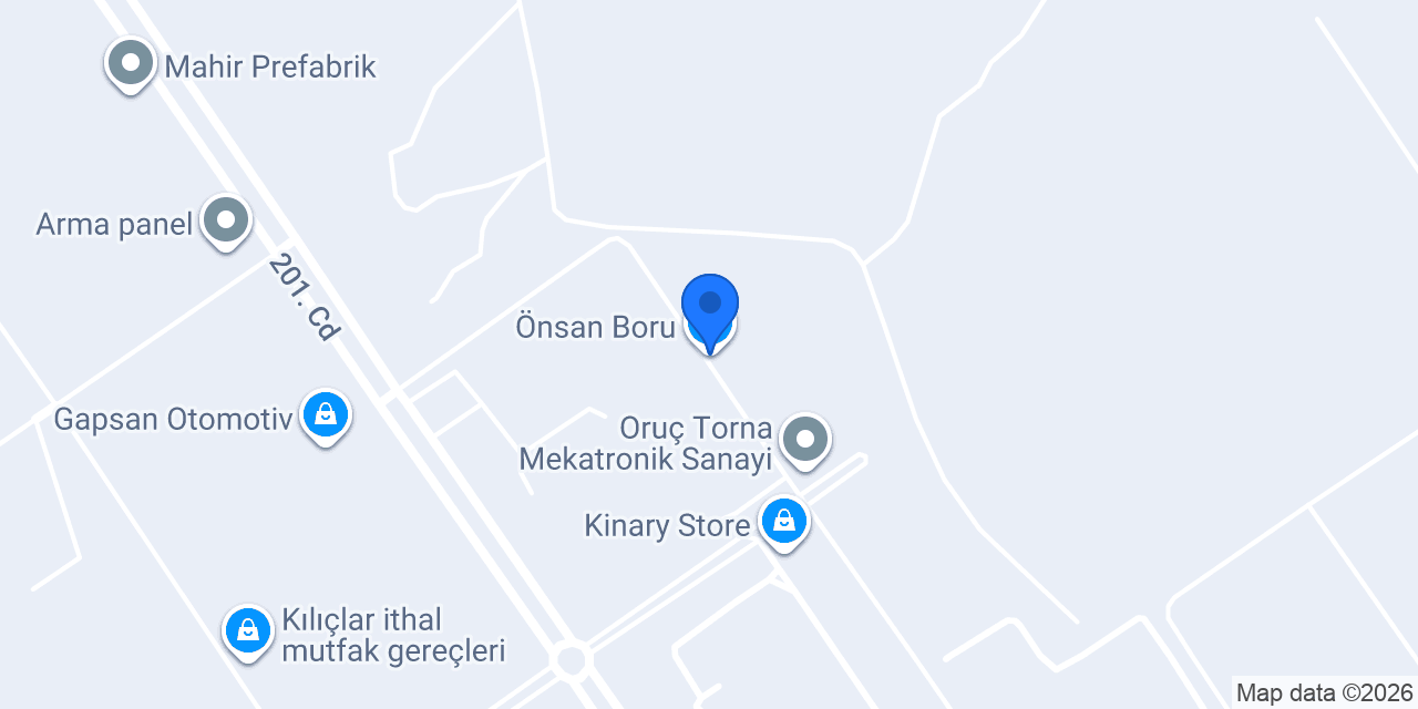 Önsan Boru konumu
