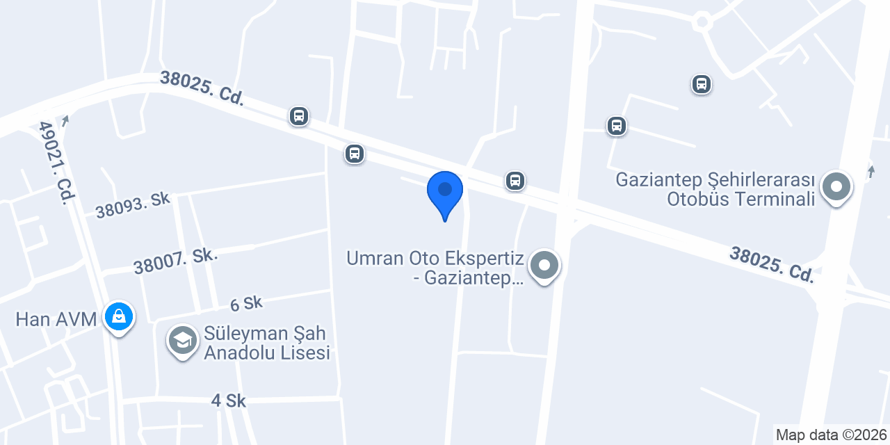 Hıdırusta gaziantep Şube konumu