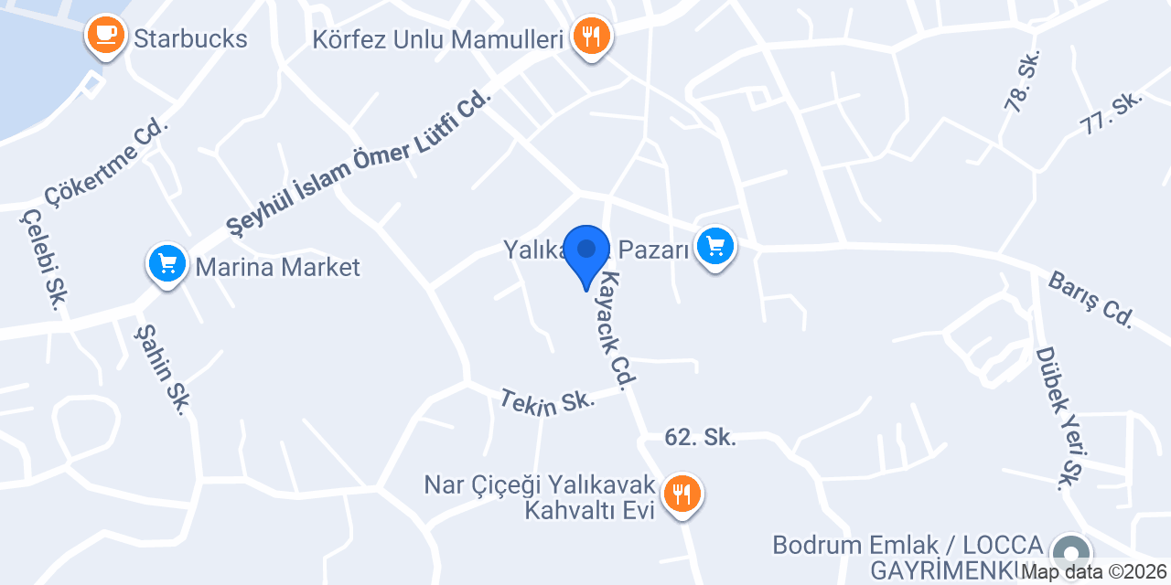 Kolcuoglu Yalıkavak konumu