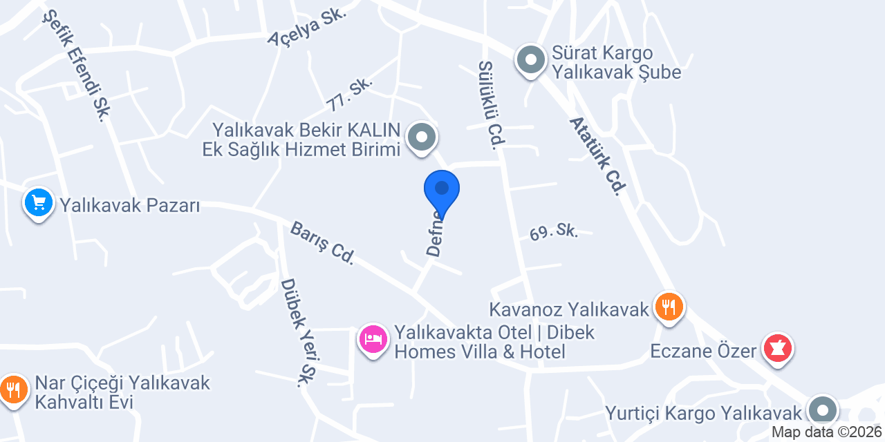 HAKAN OTEL konumu