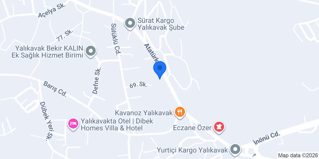 Yalıkavak Vacu Studio konumu