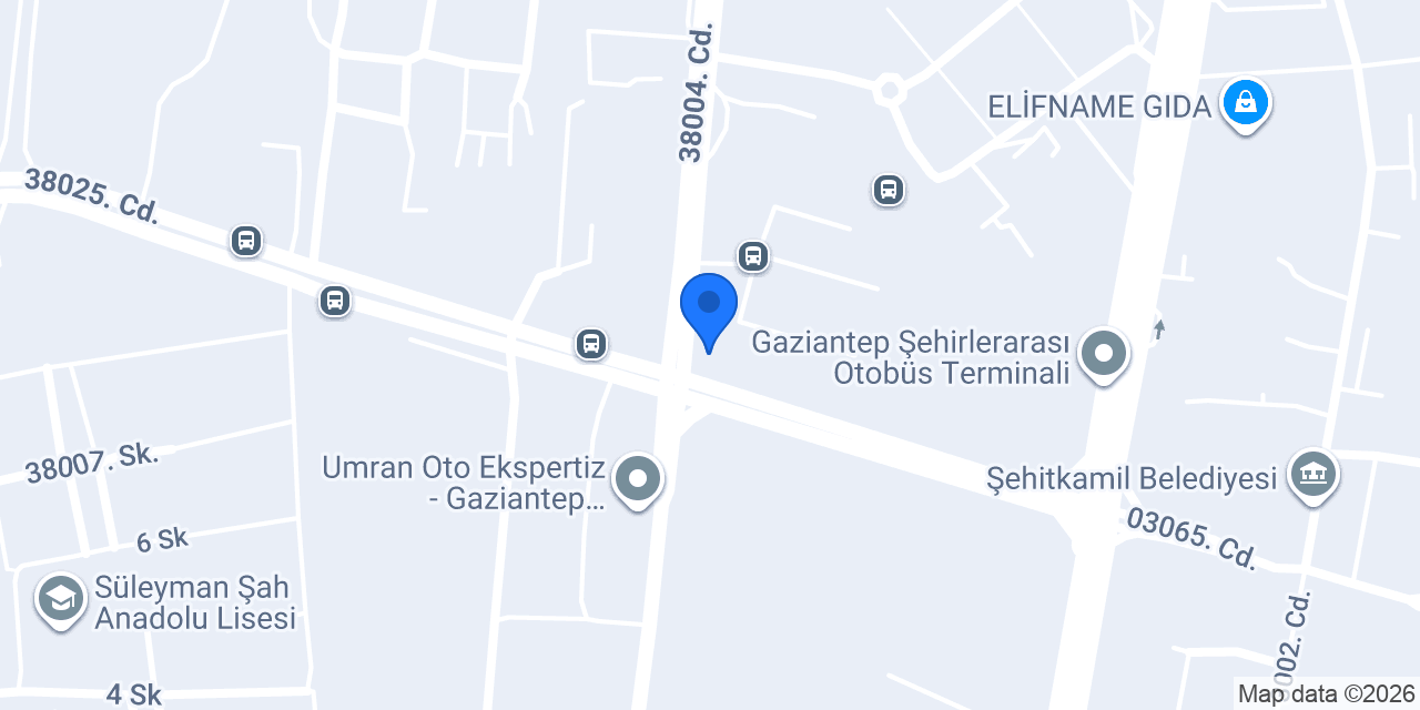 HAVAŞ Otogar konumu