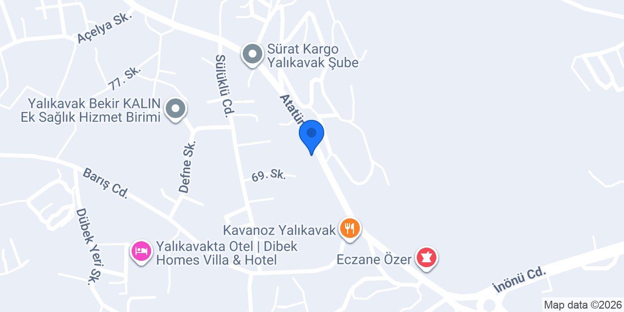 Porta Yalıkavak konumu