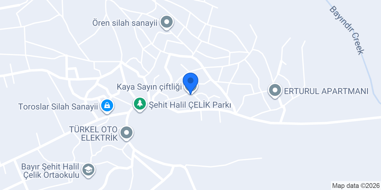 Kaya Sayın çiftliği konumu