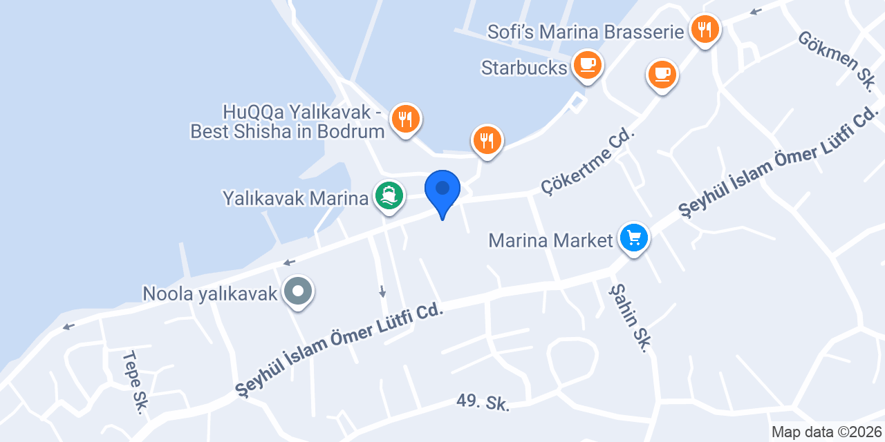 Bodrum Kiralik Motoryat konumu