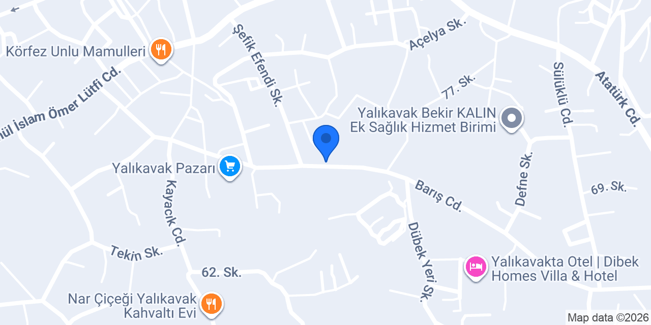 PERA Lounge Yalıkavak konumu