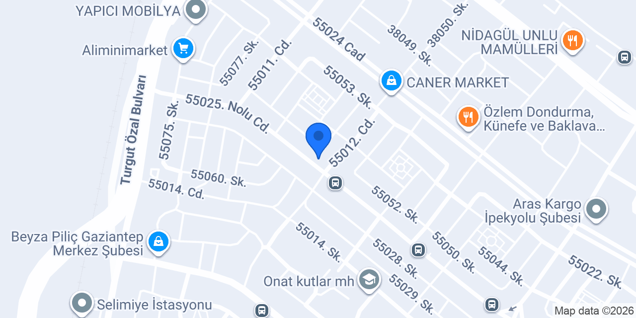 Bekiroğlu kuyumculuk konumu