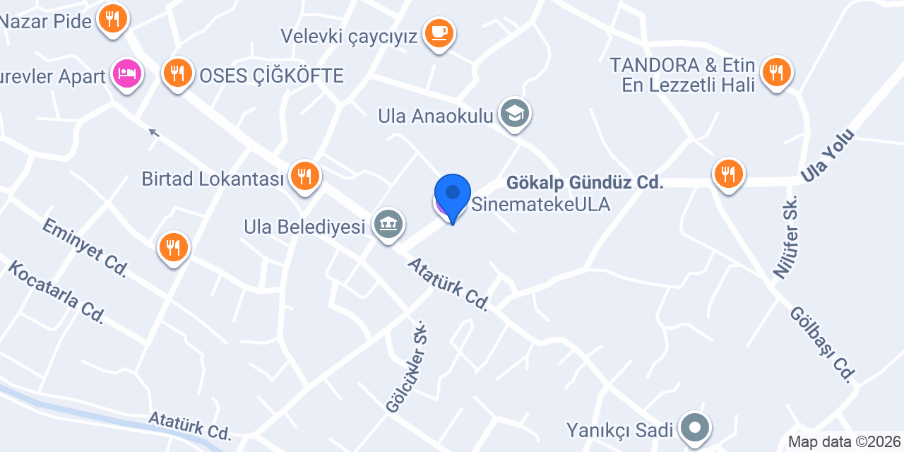 SinematekeULA konumu