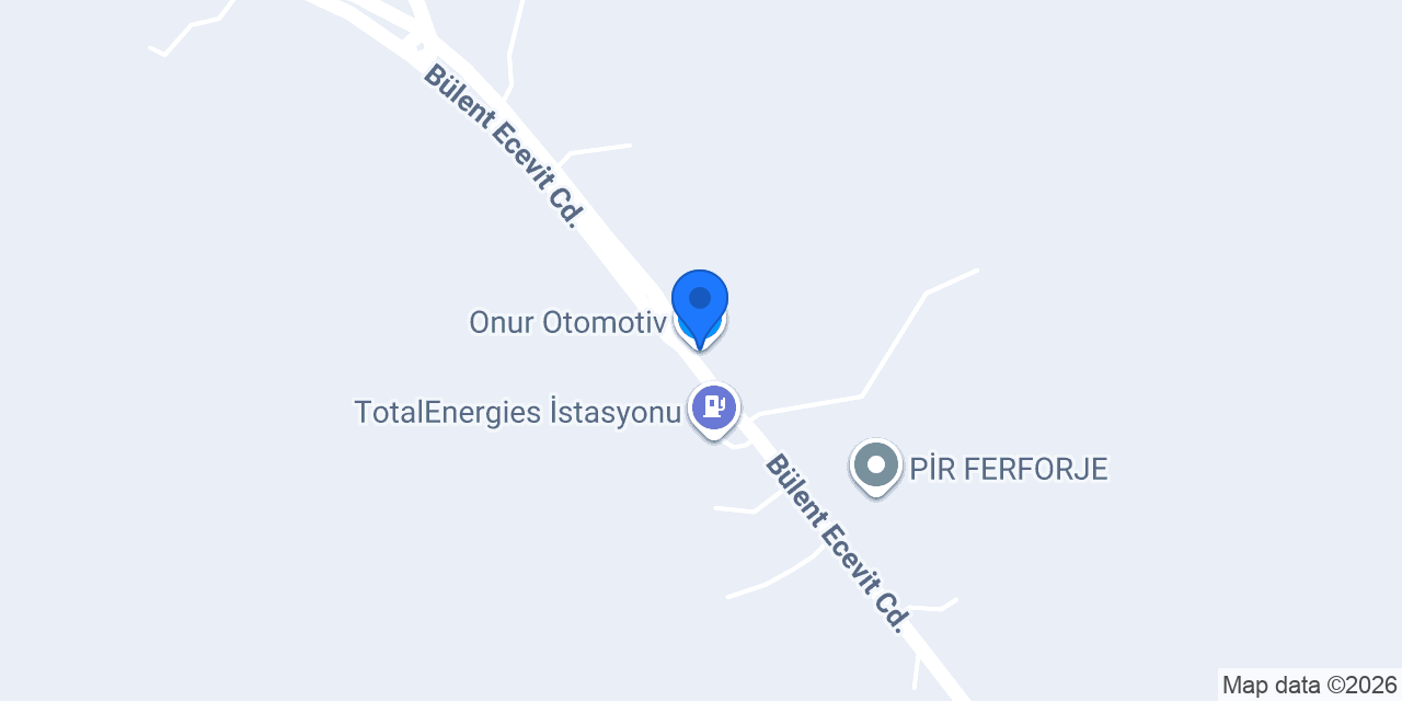 Onur Otomotiv konumu