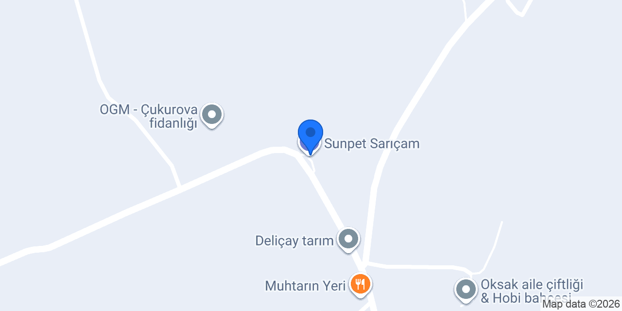 Sunpet Sarıçam konumu