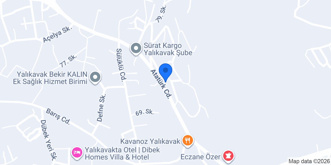 Kapı46 Pansiyon konumu