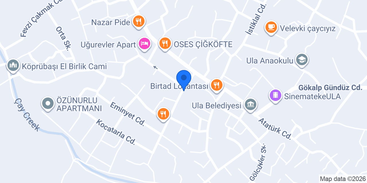 Tuğra Optik konumu