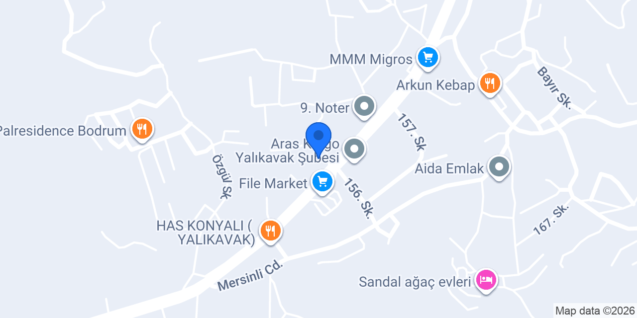 Bodrum Statik Mühendislik Müşavirlik konumu