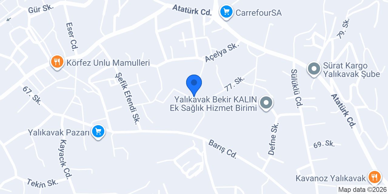 AYAN YAPI MARKET DEPO konumu