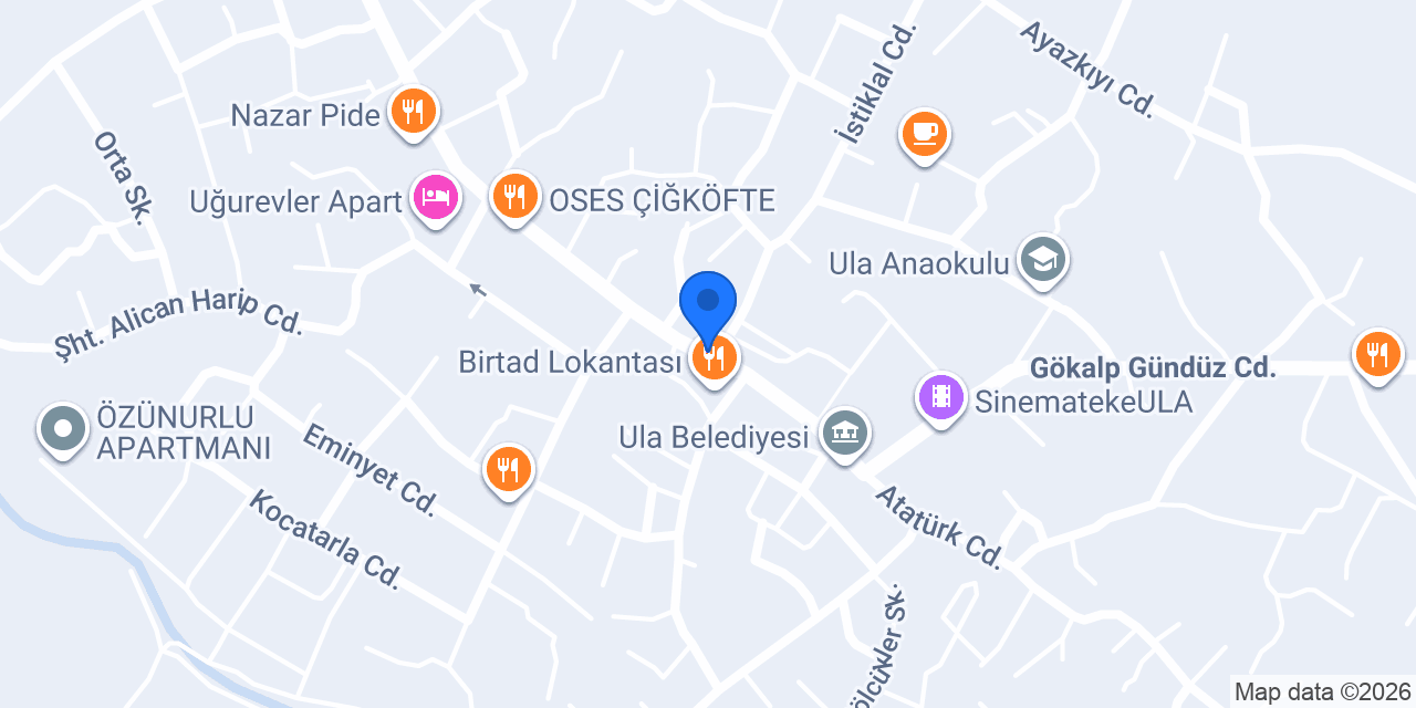 KAYA Mimarlık ULA konumu
