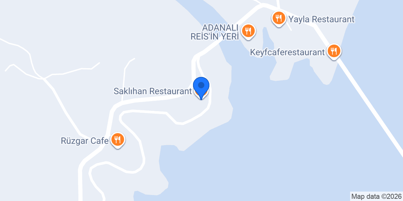 Saklıhan Restaurant konumu
