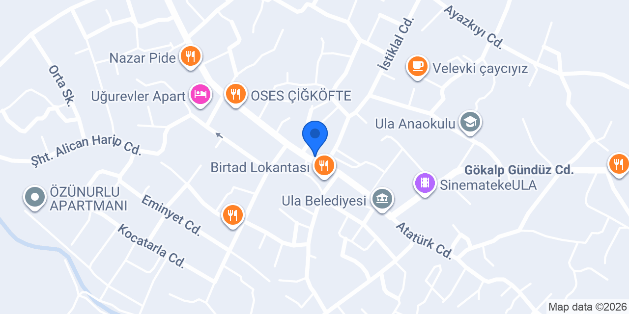 ULA LİHKAB ERSOY ERDOĞAN konumu