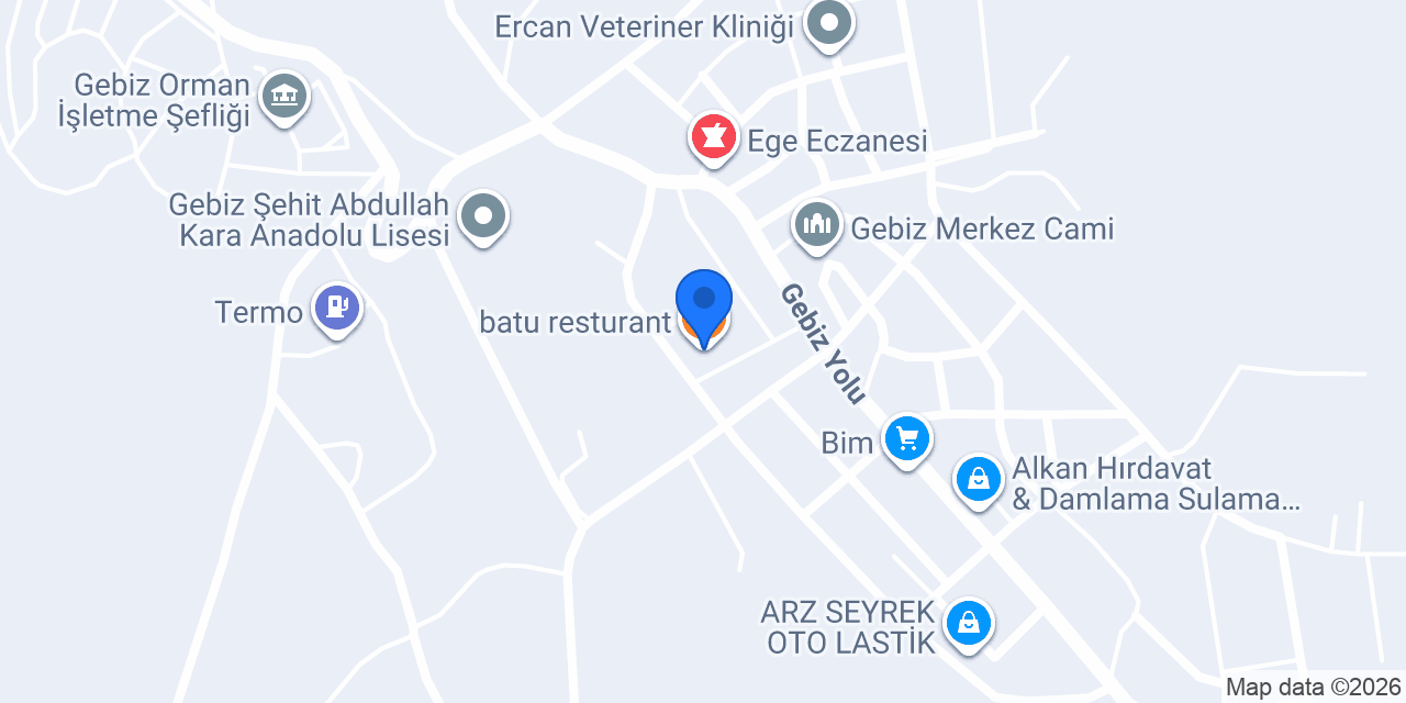 batu resturant konumu