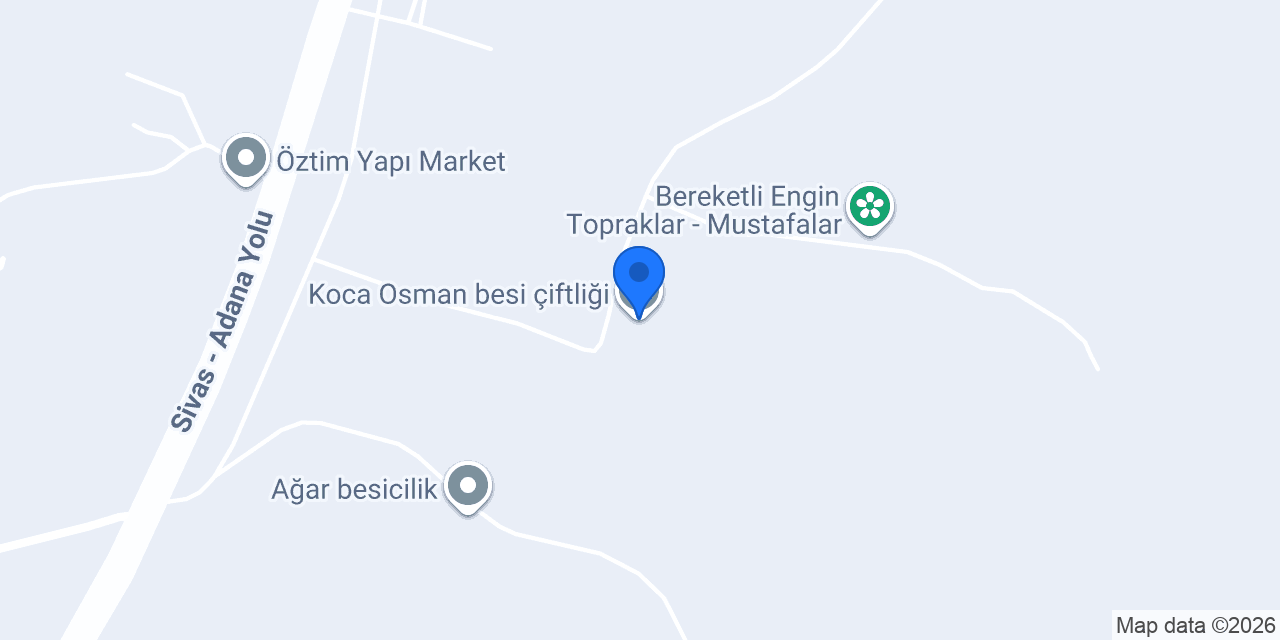 Koca Osman besi çiftliği konumu