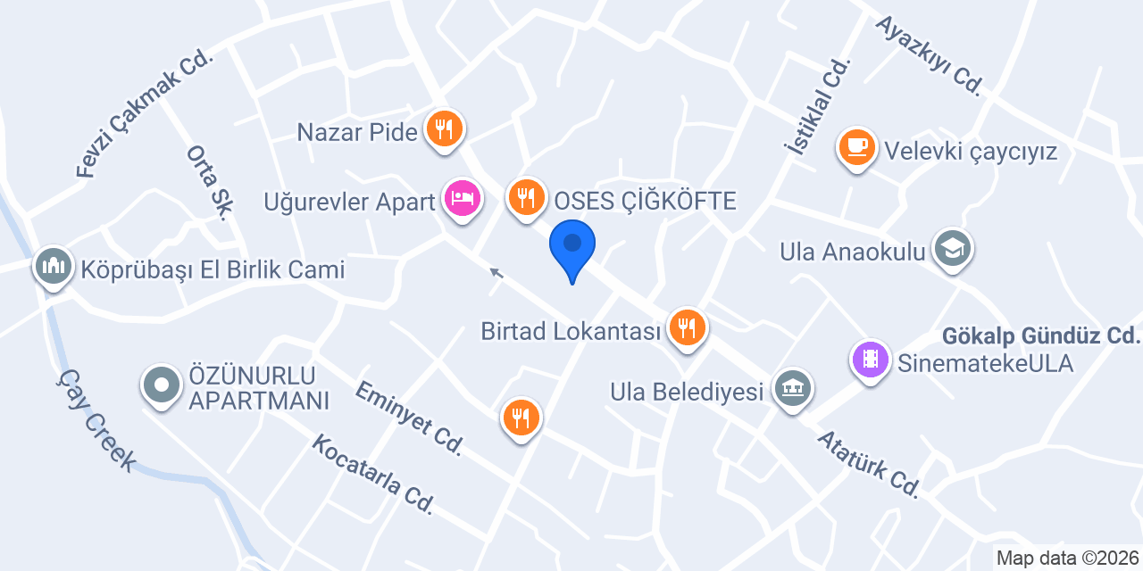 Atatürk İlköğretim Okulu konumu