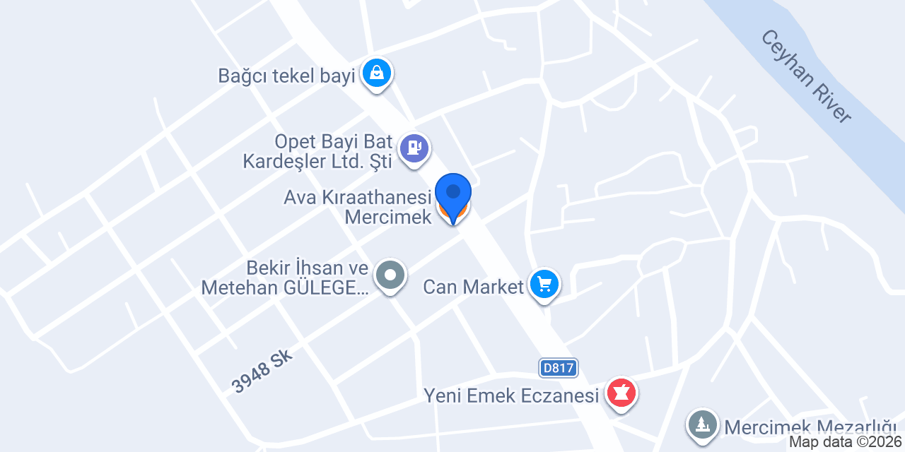 Ava Kıraathanesi Mercimek konumu