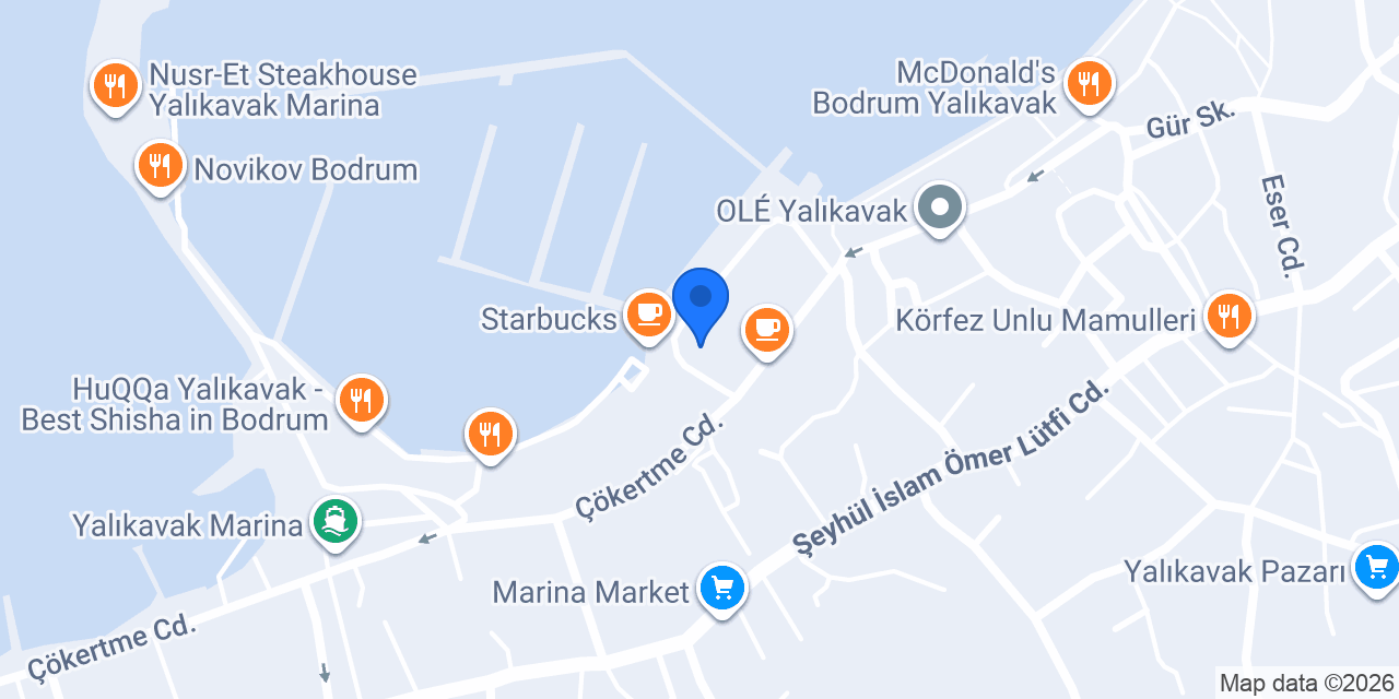 Lacoste Yalıkavak Marina konumu