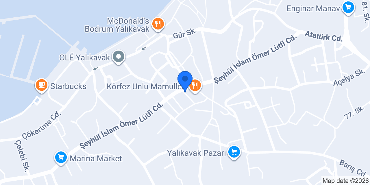 yalıkavak iletişim konumu
