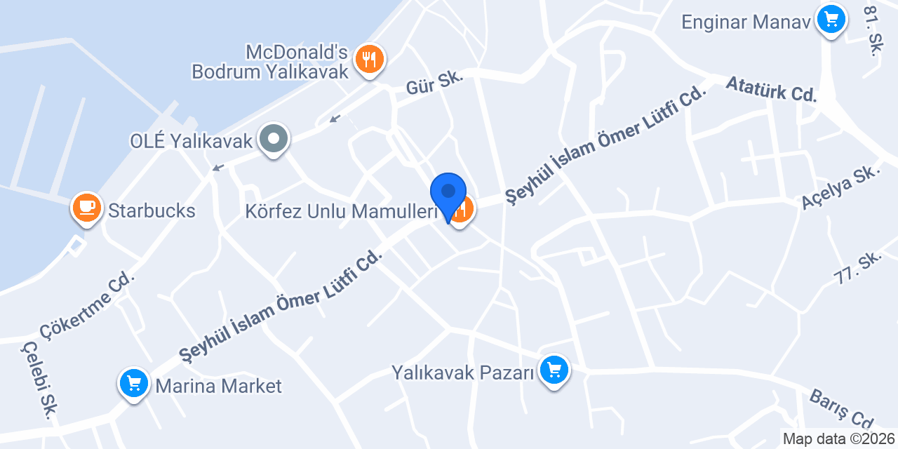 Helvacı Ali Yalıkavak konumu