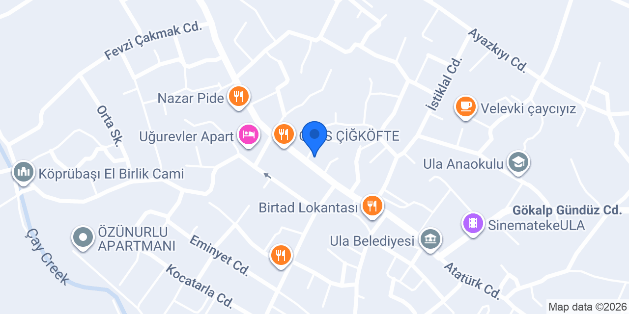 Ula Tuana Çiçekcilik konumu