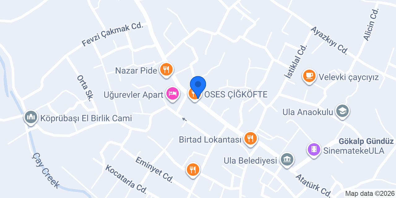 Cadde Döner konumu