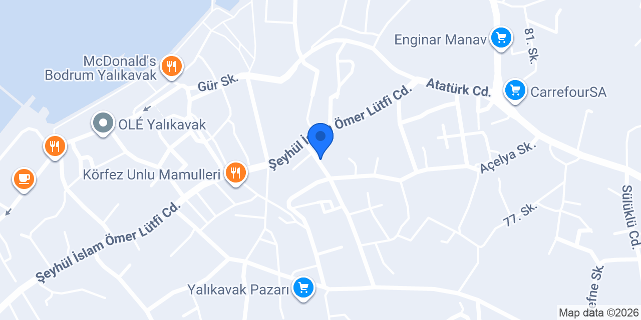 Sisa Rent A Car konumu