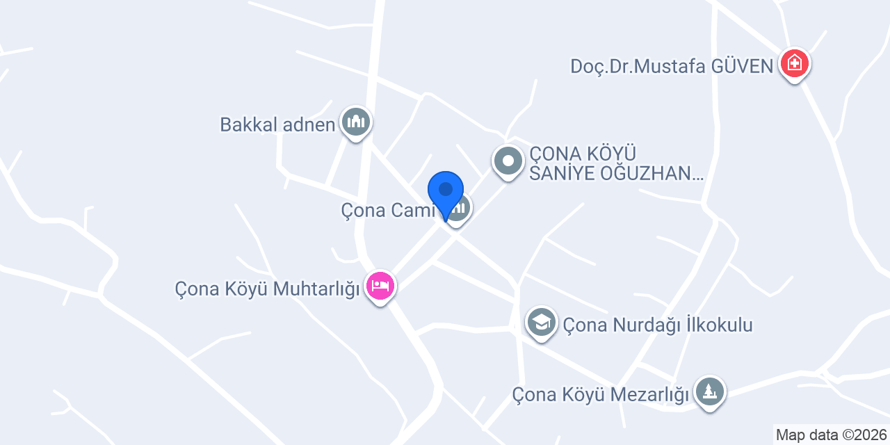 Çona Aile Sağlığı Merkezi konumu