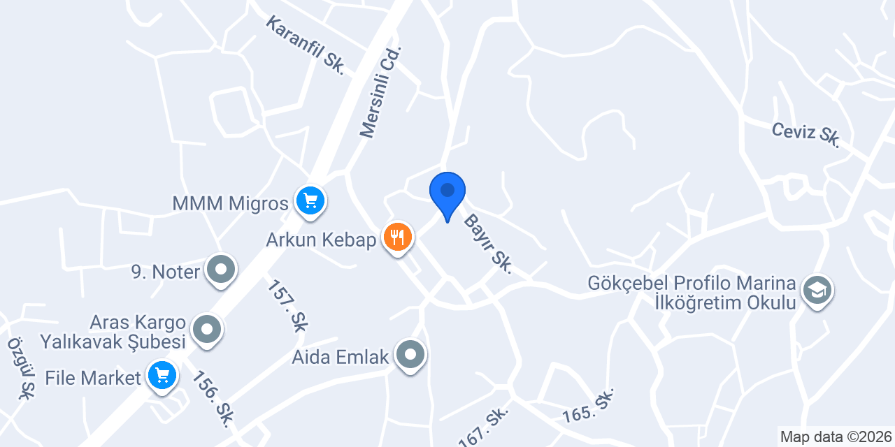 ERSE TEMİZLİK konumu