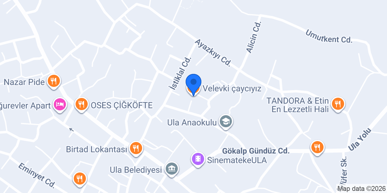 Velevki çaycıyız konumu
