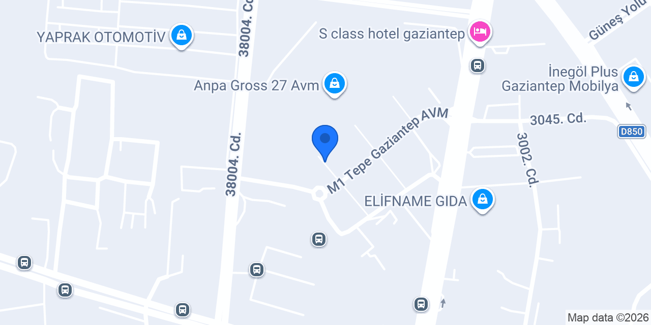 Uzay Gemisi Eğlence Merkezi konumu