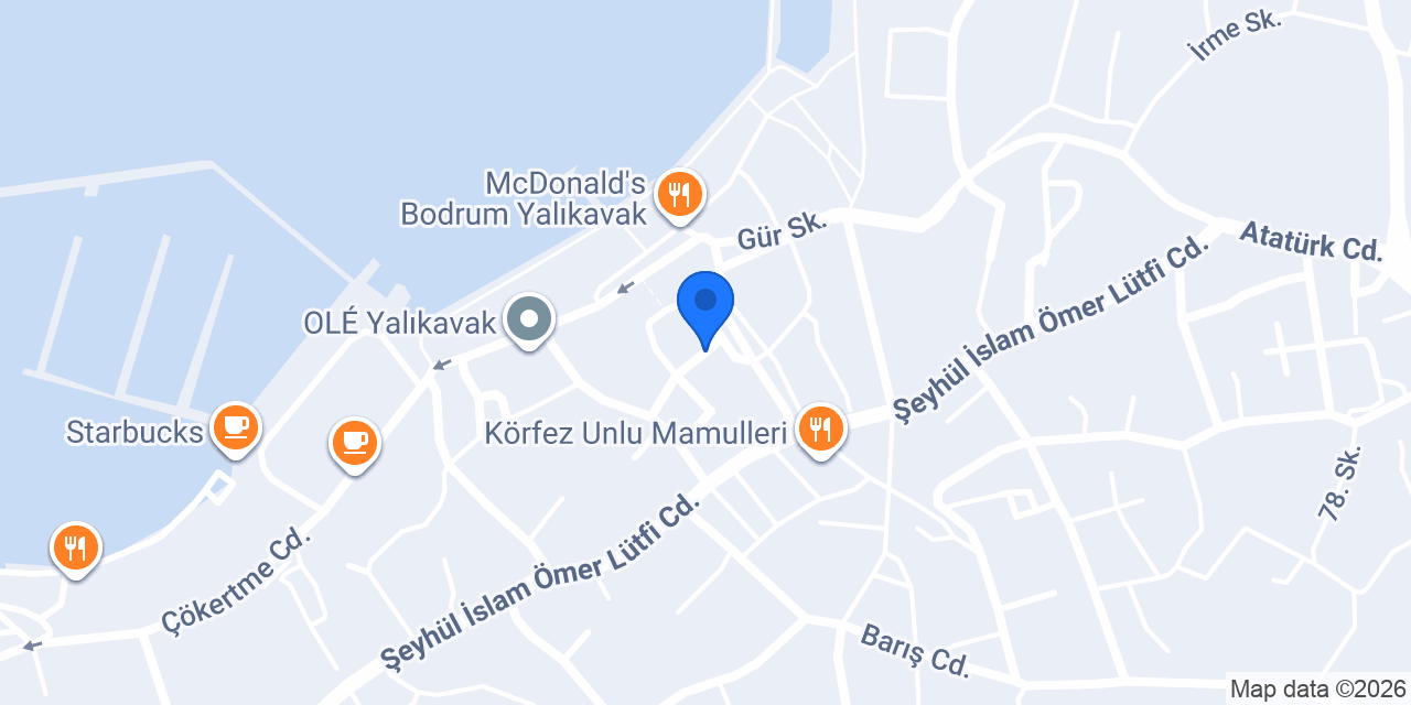 Sushi & Wok Yalıkavak konumu