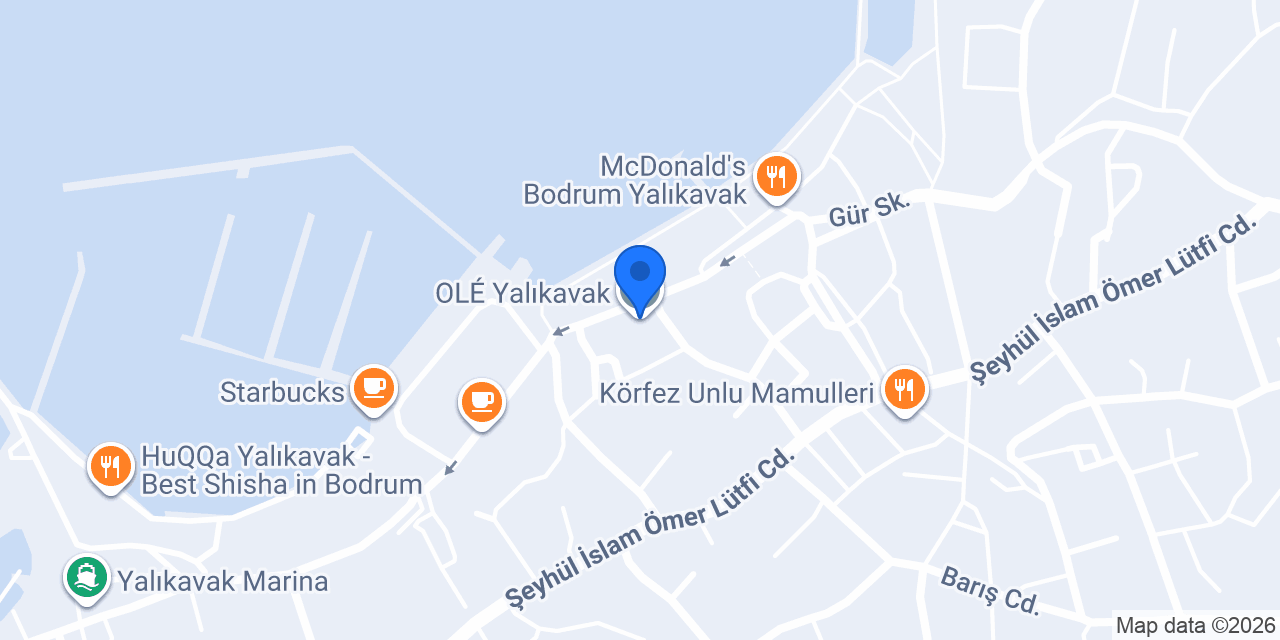 OLÉ Yalıkavak konumu