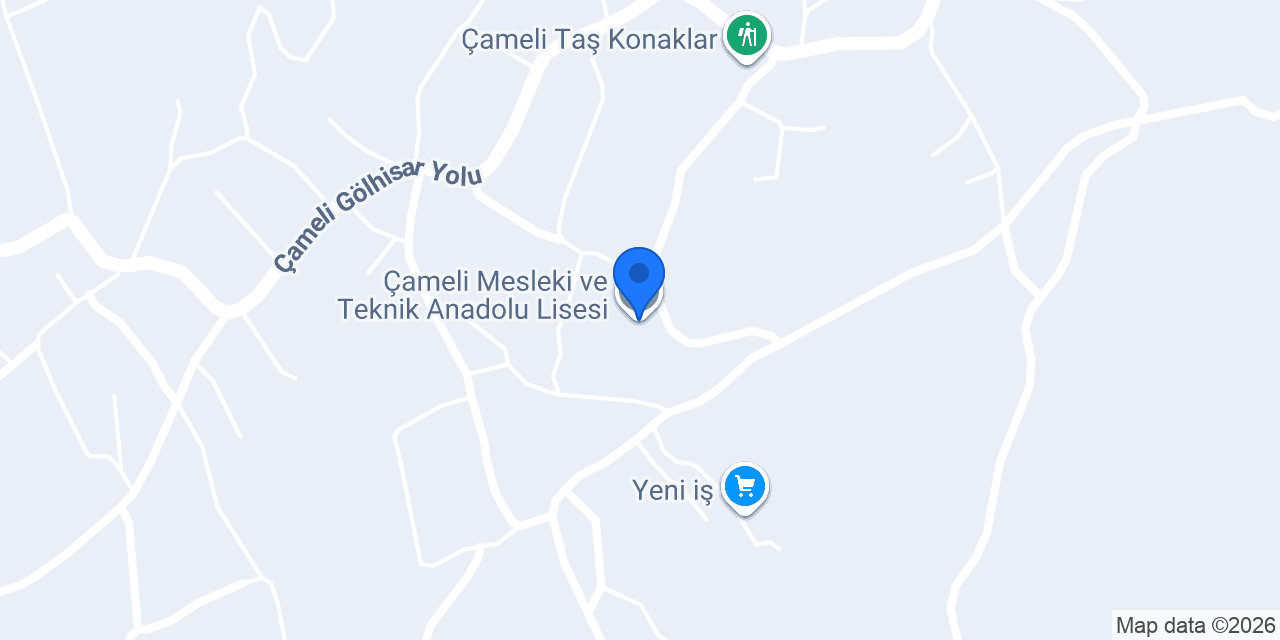 Çameli Mesleki ve Teknik Anadolu Lisesi konumu