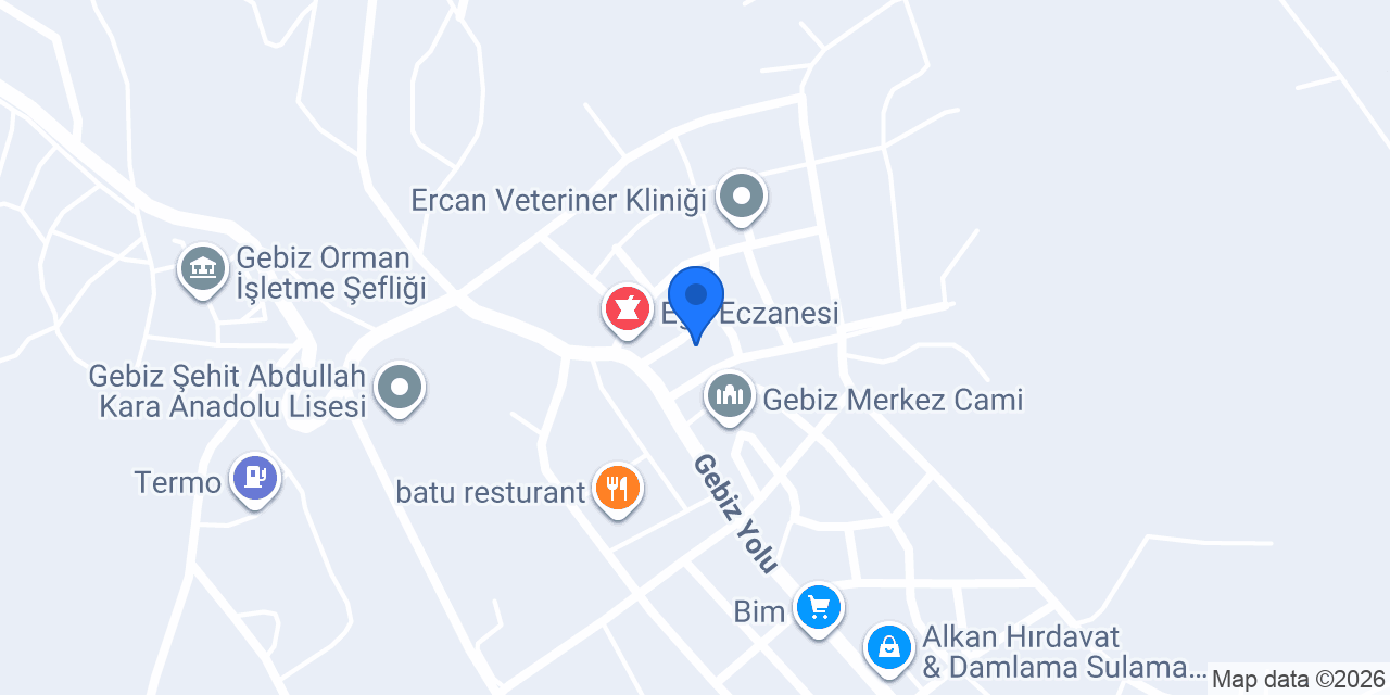 GEBIZ MACAR CAFE konumu
