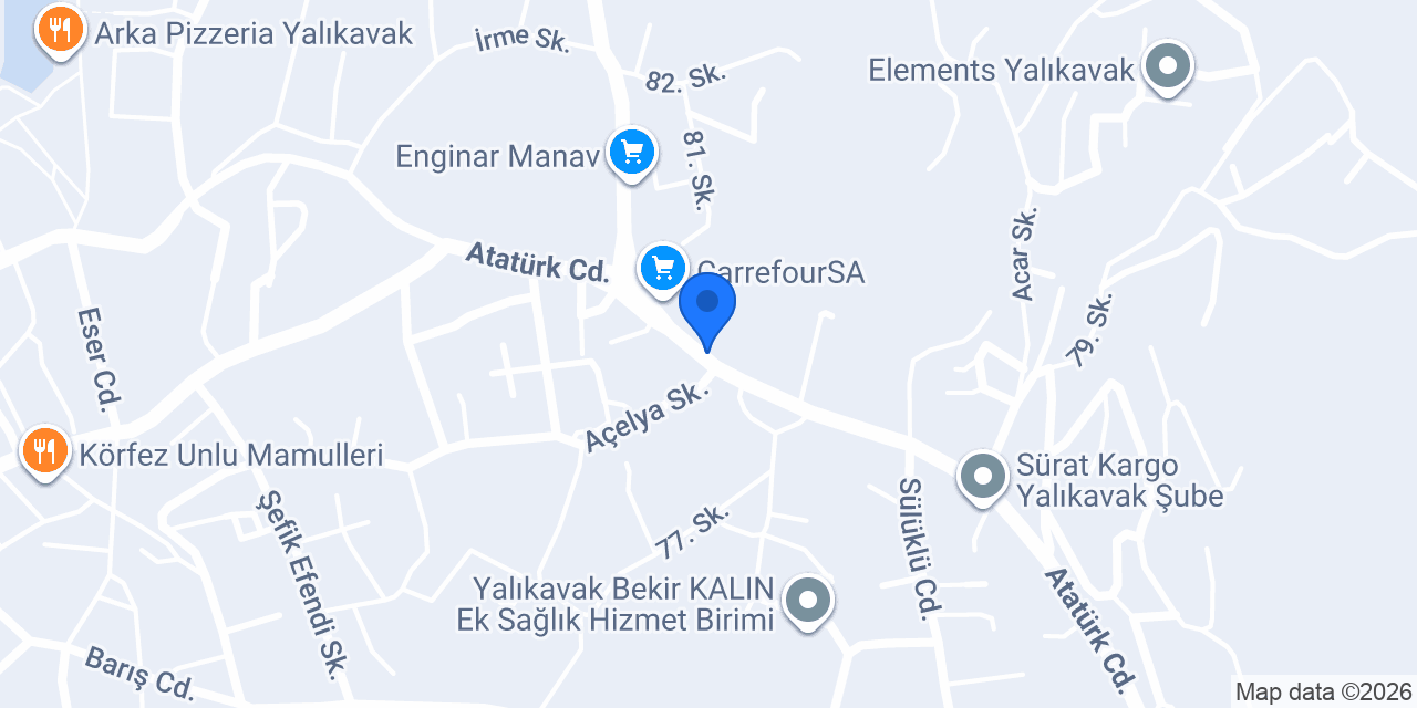 Diş Hekimi Arif Sinan Ünalan konumu