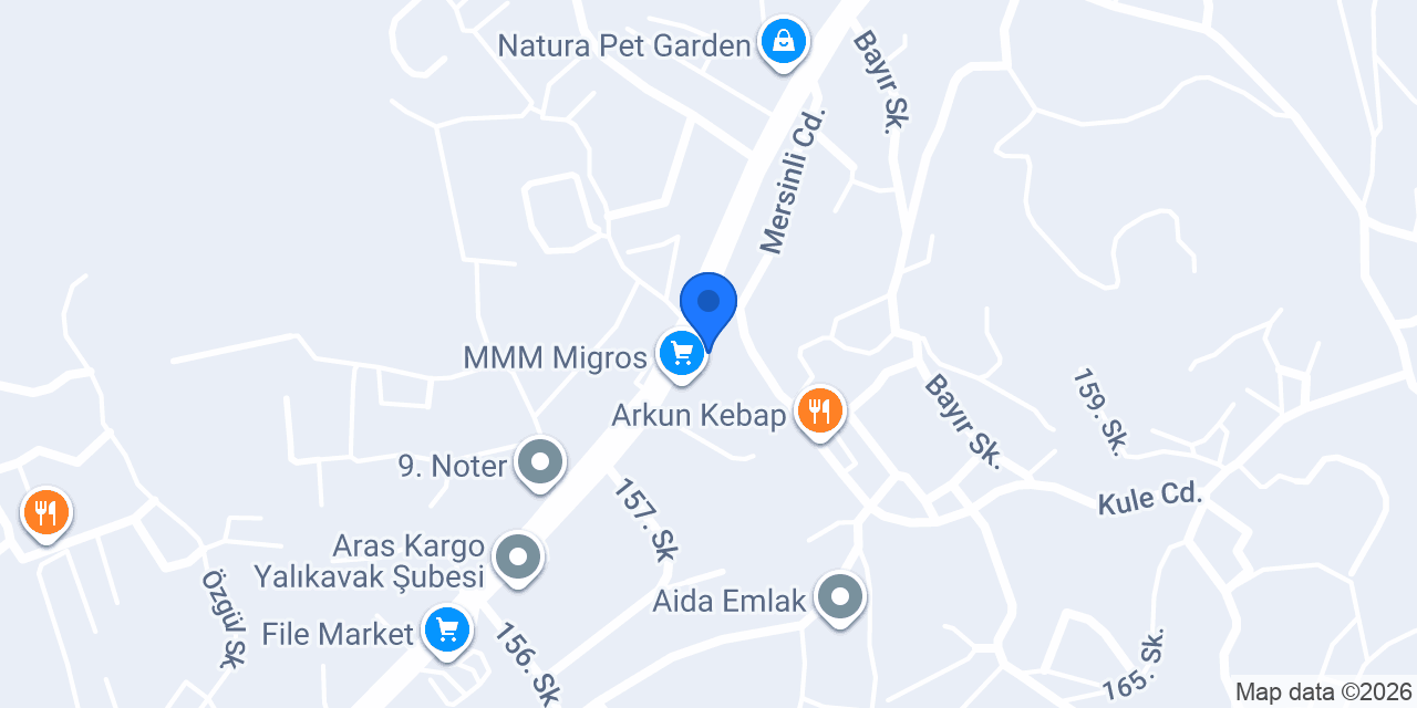 Myndos koltuk yıkama konumu