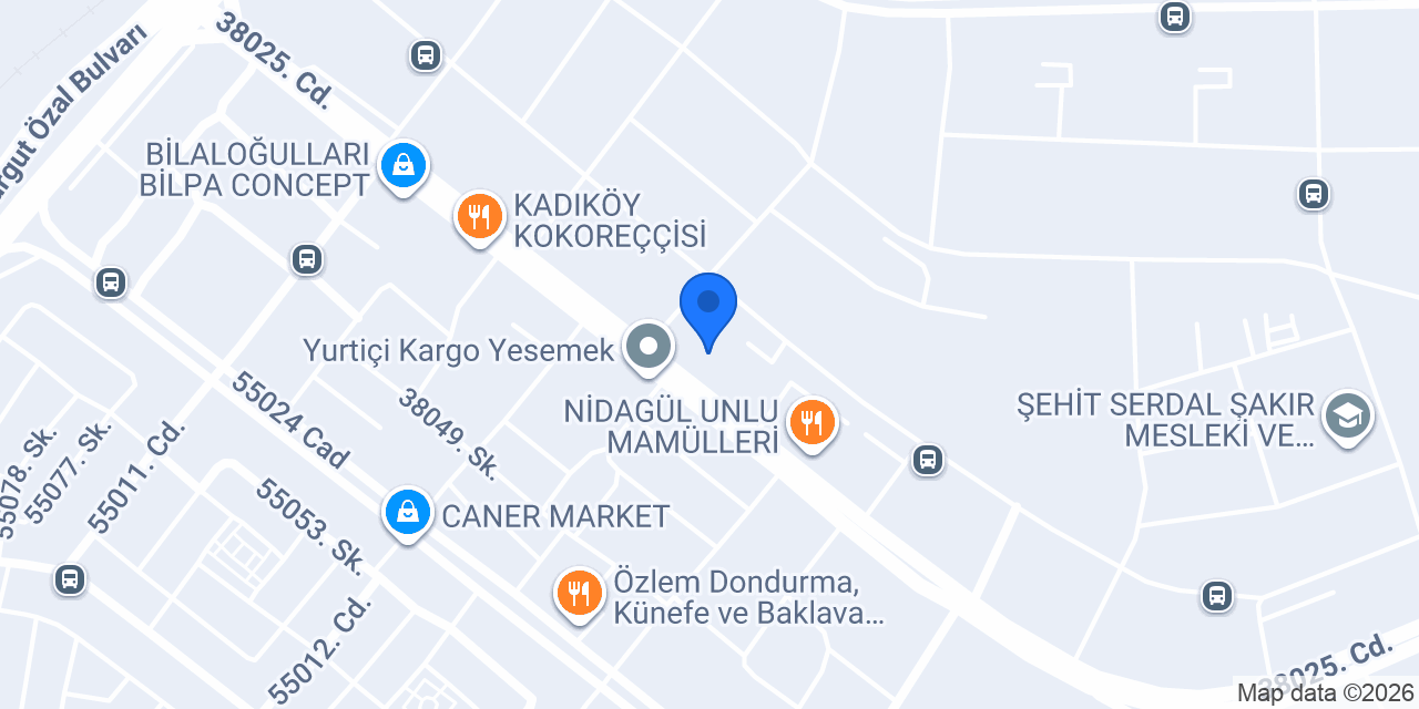 DK Saç Tasarım Stüdyosu konumu