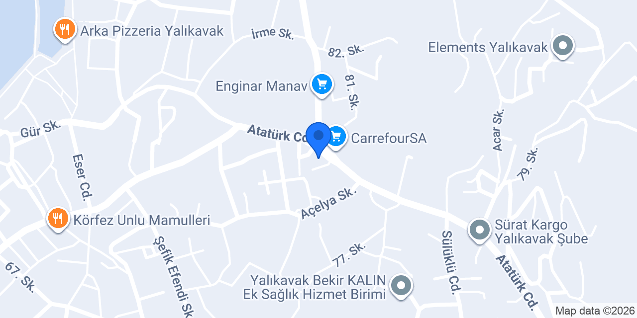 salon beva - Yalıkavak / Bodrum Kuaför konumu