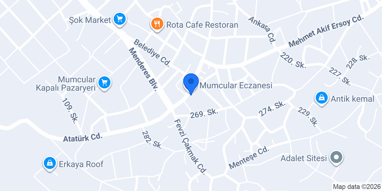 Sağlık Eczanesi konumu