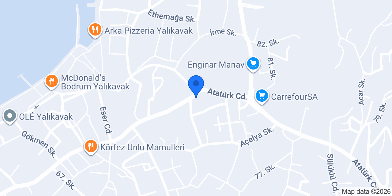 Lüks Bodrum Tur. ve Tic. Ltd. Şti. konumu